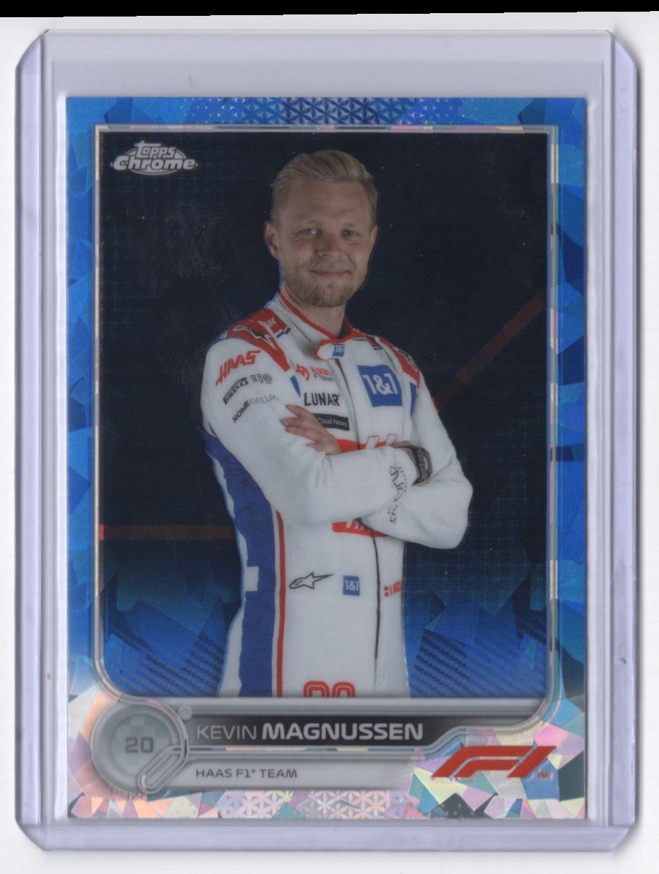 2022 Topps Chrome Formula 1 Sapphire ++ Kevin Magnussen Haas F1 Team #73