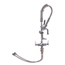 T&S Brass MPZ2DLN08CR Mini Deck Mount PreRinse Assembly with Spout