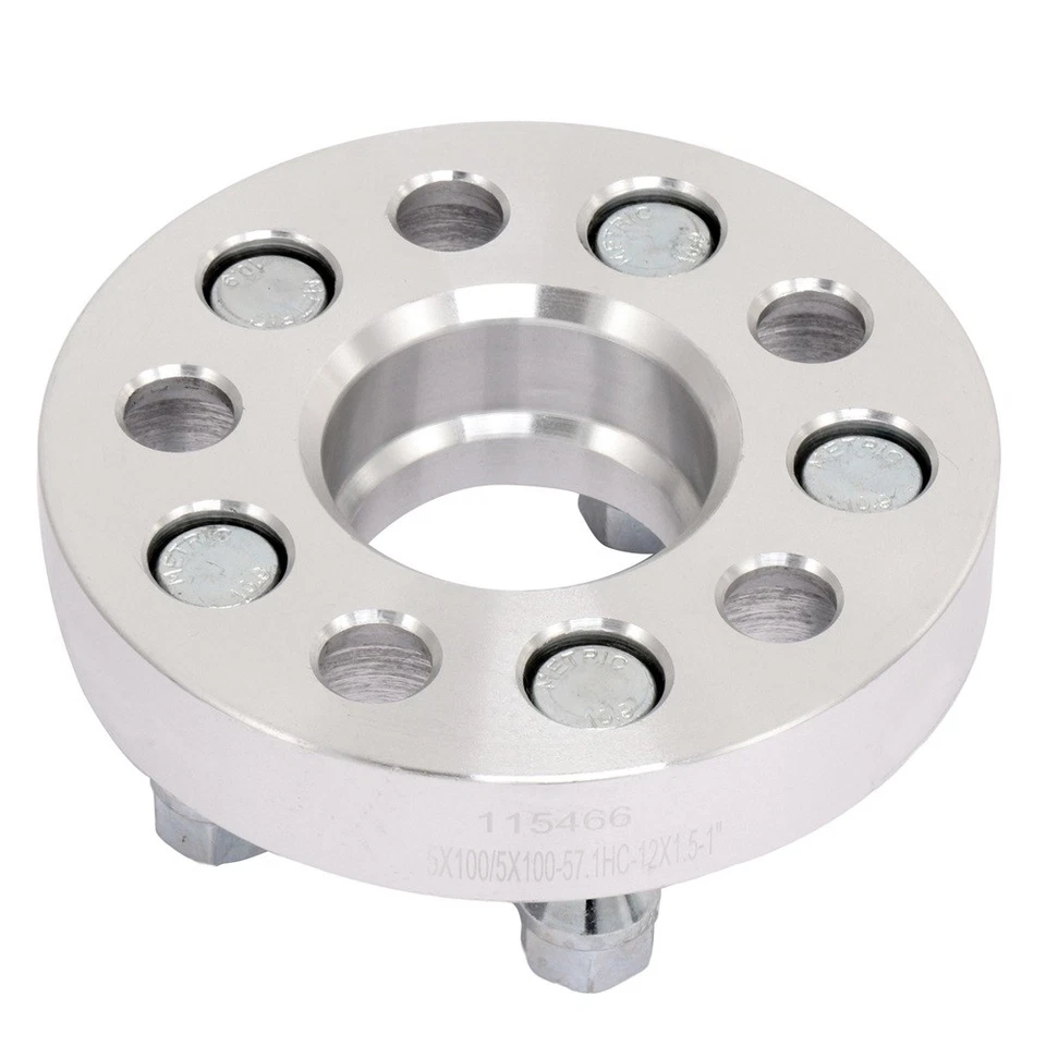 4x 1" Hub Centric Wheel Spacers For Chrysler PT Cruiser Sebring Dodge Neon 5x100 Foto 2 de 4