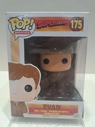 Very Damaged Box Funko Pop! Vinyl: Evan #175 Superbad Collectible Figure