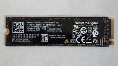 512GB Western Digital WD SN720 - NVMe M.2 SSD