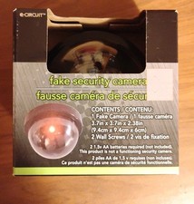 Fake Security Camera, 3.7 x 3.7 x 2.38 in.