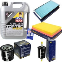 Inspektionskit Filter Liqui Moly ÖL 5L 5W-40 FüR Opel Corsa C F08 F68 1.4 1.8