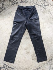 Siena Studio Women's Vintage Black Leather Pants Size 8