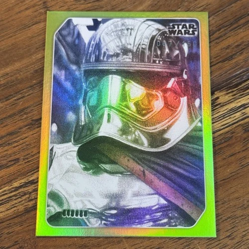 Captain Phasma 2023 Topps Star Wars Celebration Galaxy Europe YELLOW /150 #27