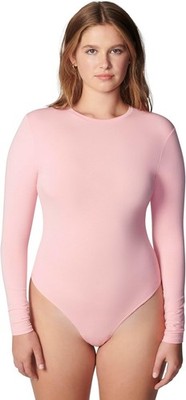 Women's Softie Cotton Bodysuit, Cotton Candy, XX-Large Free Shipping 