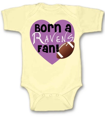 baltimore ravens baby onesie