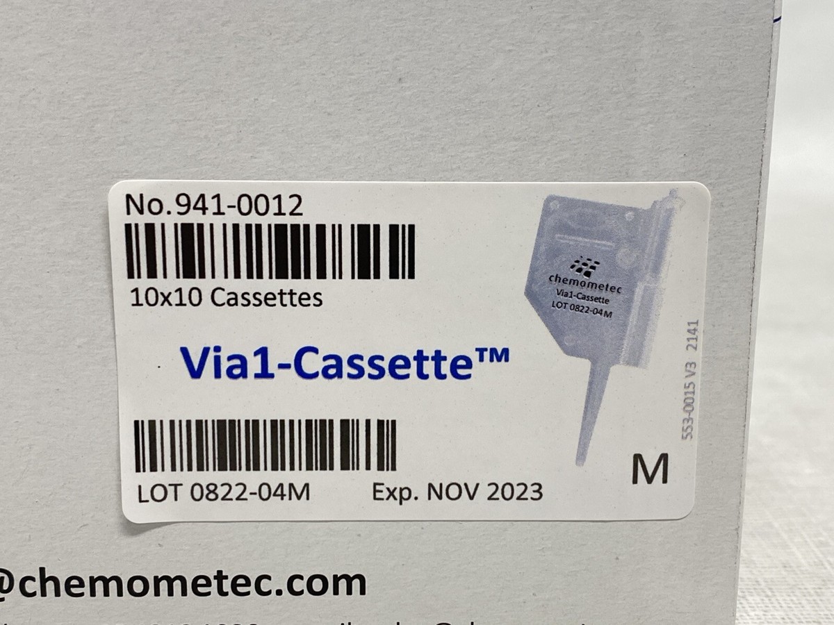 CHEMOMETEC 1,4uL Via1-Cassetta 10x10 Unità (100/Confezione) 941-0012 CHEMOMETEC 1,4uL Via1-Cassetta 10x10 Unità (100/Confezione) 941-0012