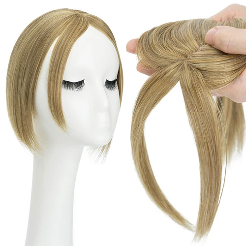 Topper Piece Clip In Natural Fake Hair Top Toupee Women Wigs Silk Hairpiece NEW - Picture 57 of 59