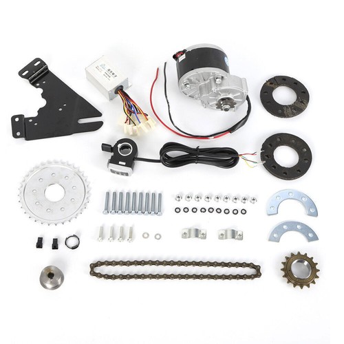 Electric Bike Left Side Drive Motor Kit Mountain Bike Conversion Custom 250W 24V - Imagen 10 de 21