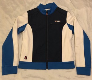 ellesse jacket red blue white