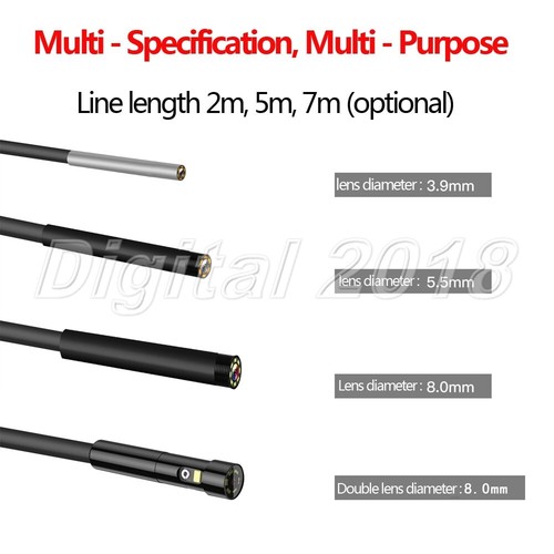 Pipe Sewer Inspection Camera Dual Lens 1080P Industrial Endoscope Borescope 6LED - Picture 3 of 14