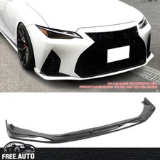 Front Bumper Lip Fits 21-25 Lexus IS350 IS300 F Sport Carbon Fiber Print Spoiler
