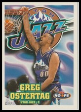 1997 Greg Ostertag Skybox NBA Hoops Basketball #151 Utah Jazz