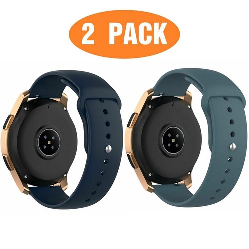 2-Pack Band Silicone Sport Strap For Samsung Galaxy Watch Active 2 40 42 44mm - Picture 23 of 25