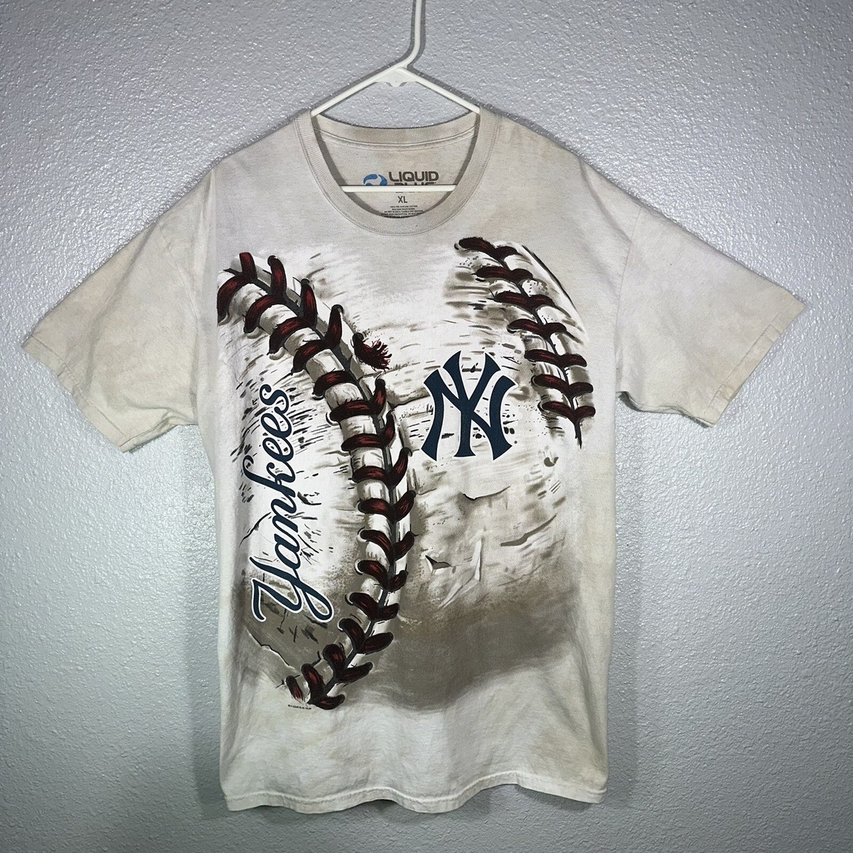 Liquid Blue 2014 Huge Graphic Tie Dye MLB New York Yankees Men's
