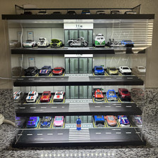   1/64 Scale Diecast LED Car Display Case Cabinet Box 5 Level Memorabilia 75 Cars