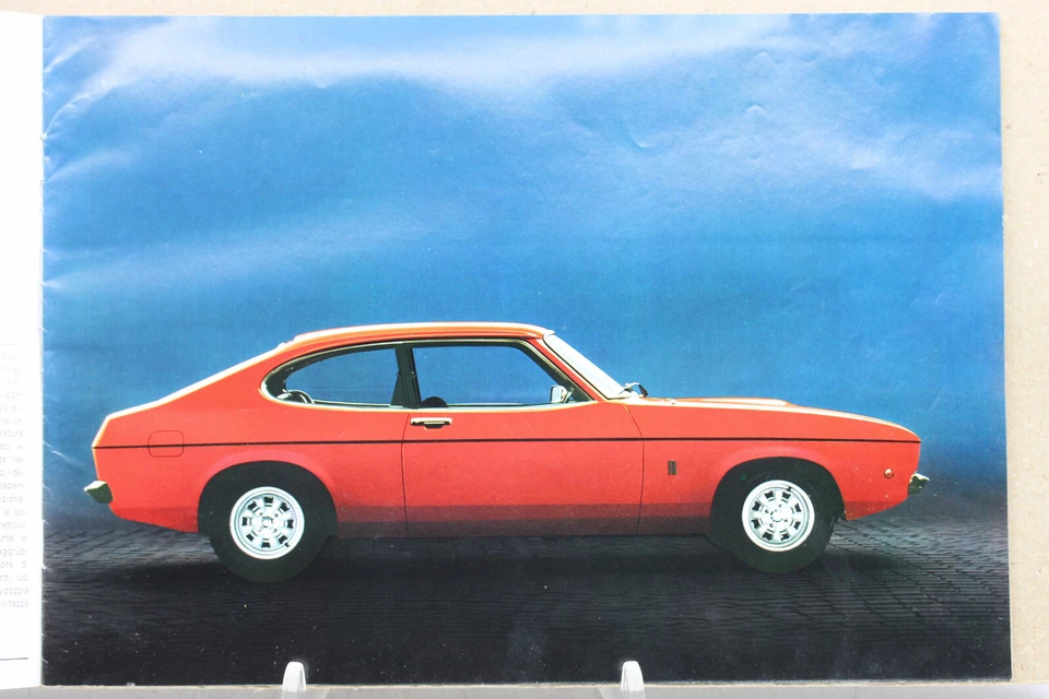 manuale catalogo ford capri II l s gl ghia dati tecnici equipaggiamenti - Immagine 3 di 4