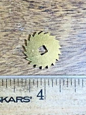 Kieninger Ratchet Wheel, 15.5mm Dia, 18 Teeth, 2.75mm X 2.75mm Arbor  (K3001)