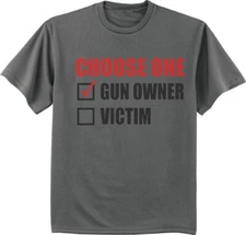 Mens Graphic Tees 2nd Amendment T-shirts Pro Gun Rights Rally Gun Owner
