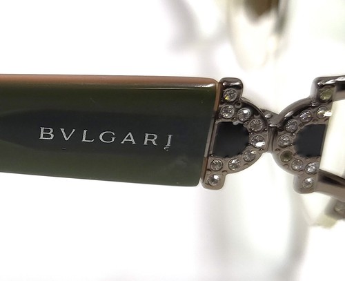 Gafas De Sol Bvlgari Bulgari 2012-B Media Montura Marco De Metal 53-17-130 AZ951 - Imagen 4 de 6