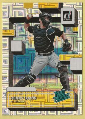 2022 Donruss Henry Davis Rated Prospects Vector Pittsburgh Pirates RP-3