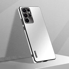 For Samsung Galaxy S24 S25 Ultra S23+ Shockproof Metal Aluminum Back Case Cover