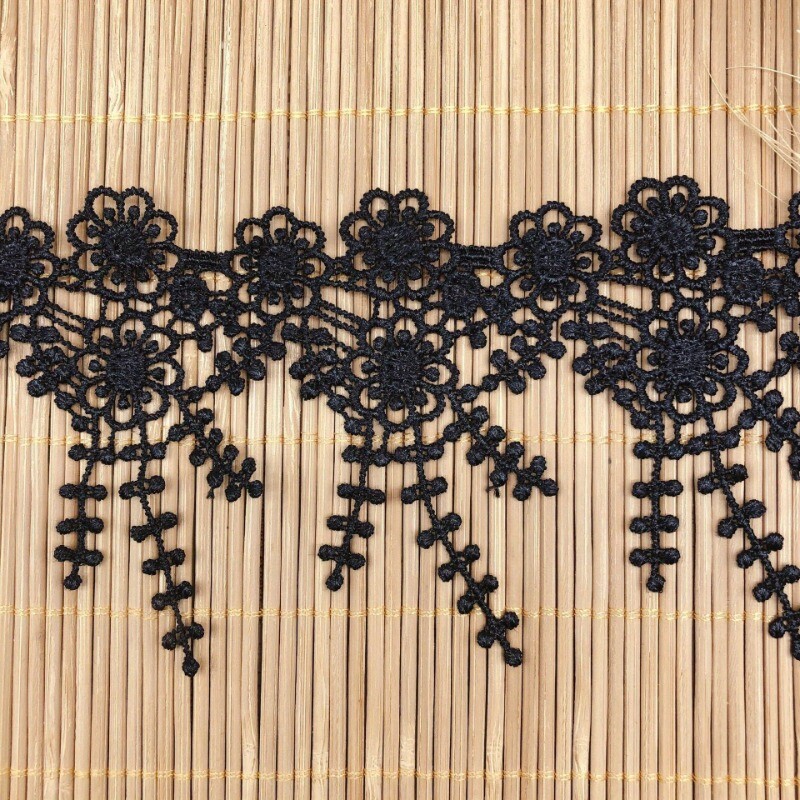 15 Yards Lace Sewing Polyeater Water Soluble Embroidery Needlework Trim Ribbon