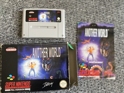 Another World For super nintendo/SNES UK