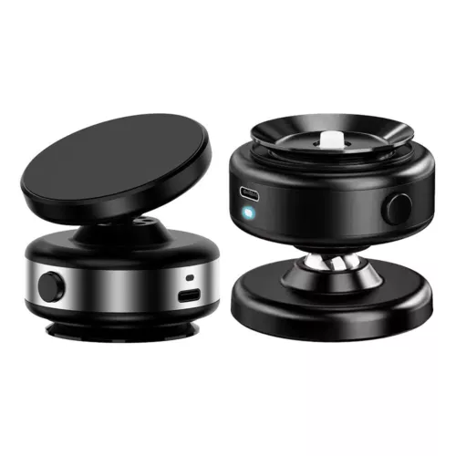 360° Rotation Electric Vacuum Magnetic Suction Cup Car Phone Holder Stand Mount - Picture 9 of 14