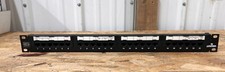 Leviton Cat 5e Flat Universal Patch Panel 24-Port, Cable Management bar included