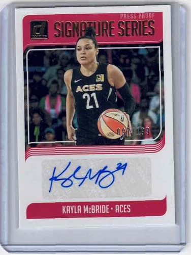 Qty 1  Kayla McBride Autograph 2019 Donruss Las Vegas Aces #SS-KMB WNBA