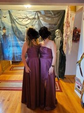 Beautiful Plum Prom/wedding Dress