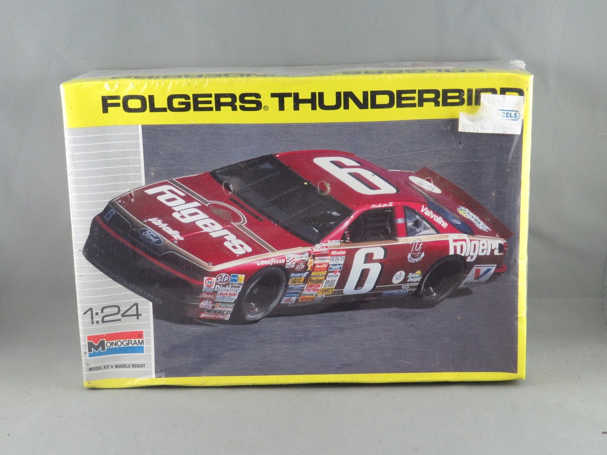 Vintage Nascar Model CAr - Folgers Thunderbird by Monogram - 1/24