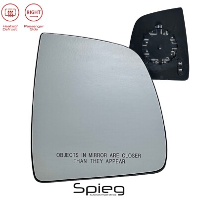 Side Mirror Upper Glass for 15-22 RAM PROMASTER City with Heated Passenger Side