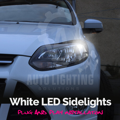 For Ford Focus MK3 2011-2018 White LED Sidelights Side Light Bulbs