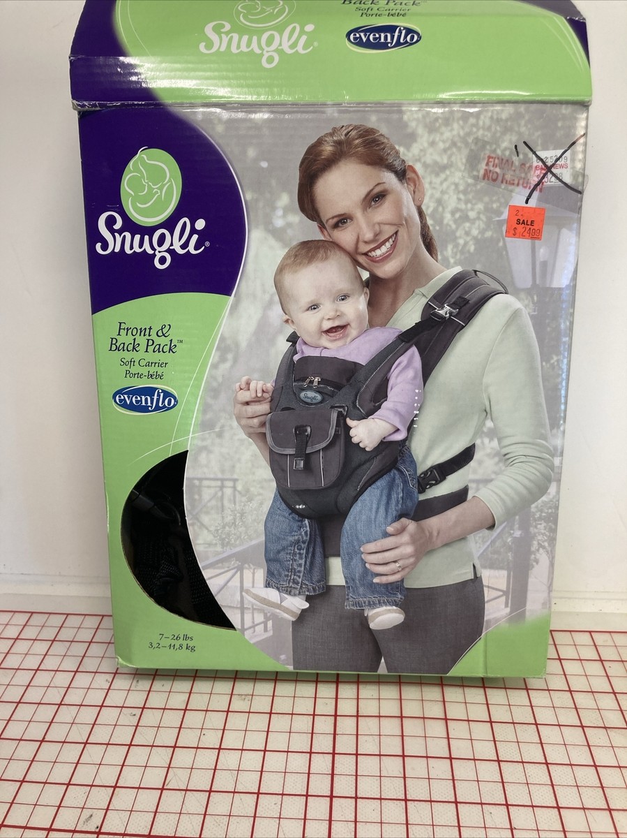 Evenflo Snugli Front And Back Soft Carrier NEW Open Box B28 - Main Image