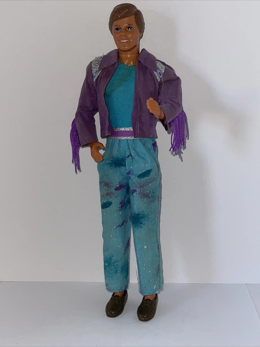 Vintage 1988 Head Western Fun Barbie Ken Cowboy Clothing 9934 Ken Stamped  1968