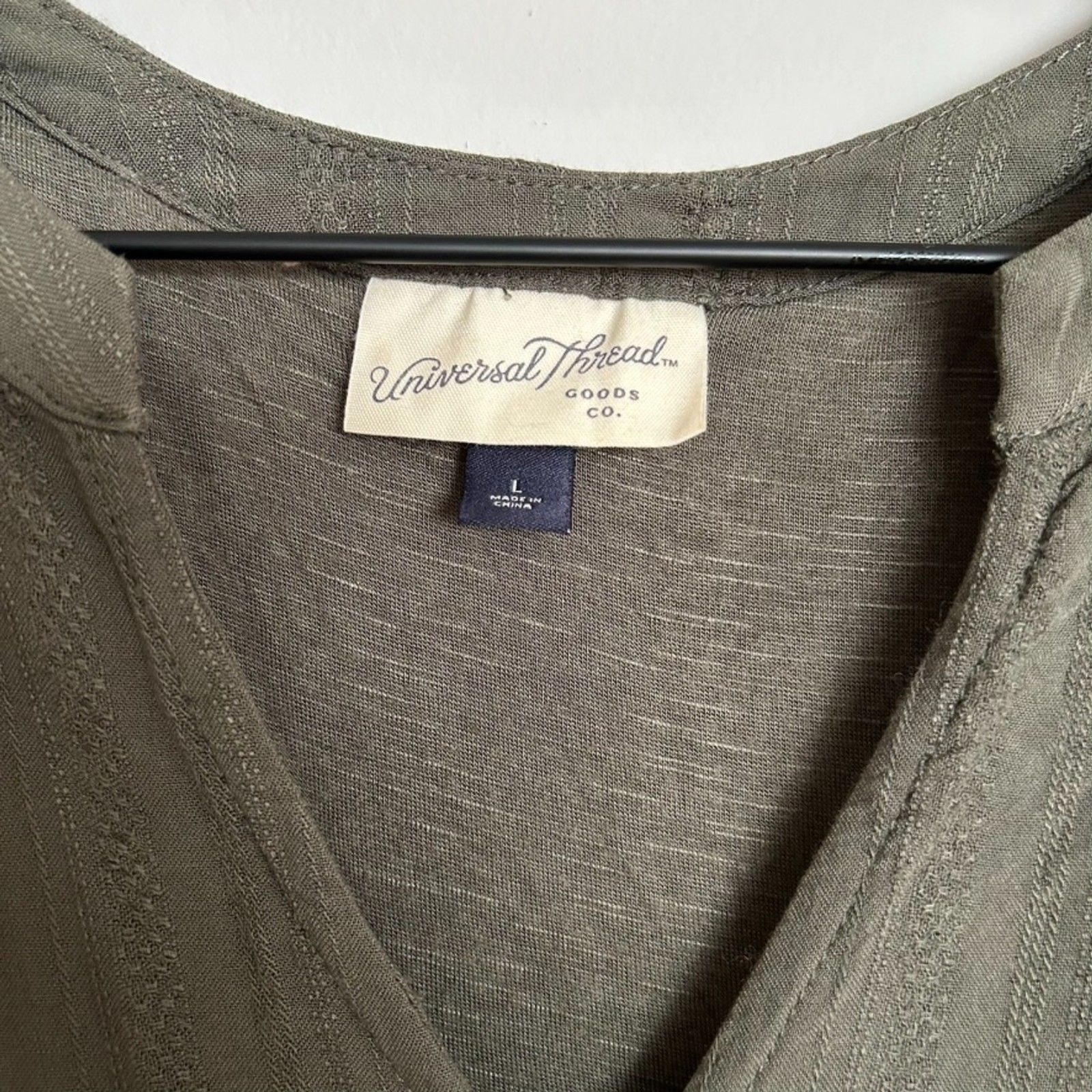 Universal Thread Dusty Green Button Down - image 2