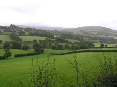 Foto 6x4 Lisnacreaght Townland Plumb Bridge Blick nach Norden nach Aghala c2006