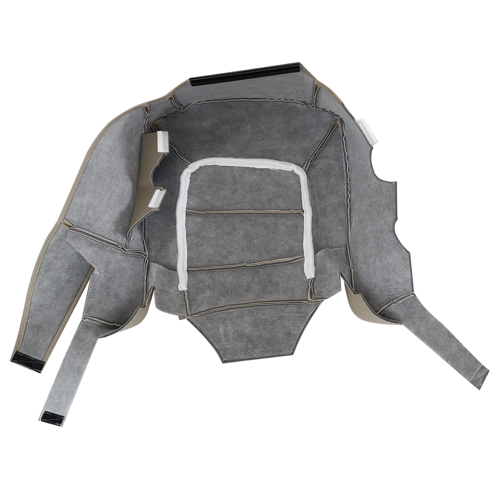 For 2003 2004 2005 2006 Ford Expedition Driver & Passenger Seat Cover 2-Tone Tan