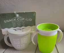 Modern Baby Silicone Snack Cup Big Bro Club Munchkin 360 Sippy Cup BPA Free