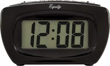 Equity 31015 Super Loud Digital Alarm Clock 1 Inch LCD Display Batteries Not Inc