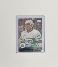 Auston Matthews 2017-18 Upper Deck Series 1 2nd Year Card Toronto Maple Leafs