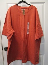 DULUTH MEN'S LONGTAIL T RELAXED FIT S/S T-SHIRT IN DARK ORANGE SIZE 2XL NEW