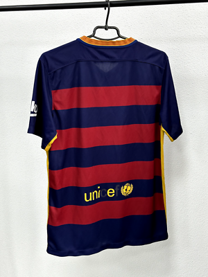 Fc Barcelona 2015-2016 Home Soccer Jersey Barca Nike Shirt Size M