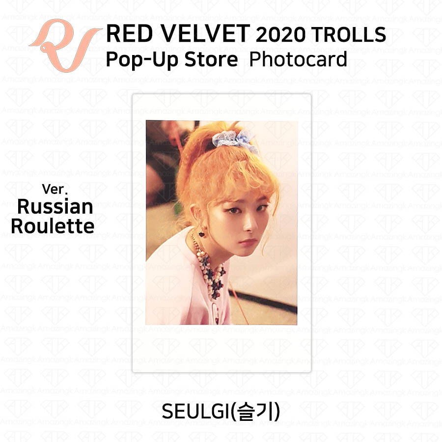 RED VELVET Trolls Pop Up Store Seulgi Photocard Dumb Dumb Power Up