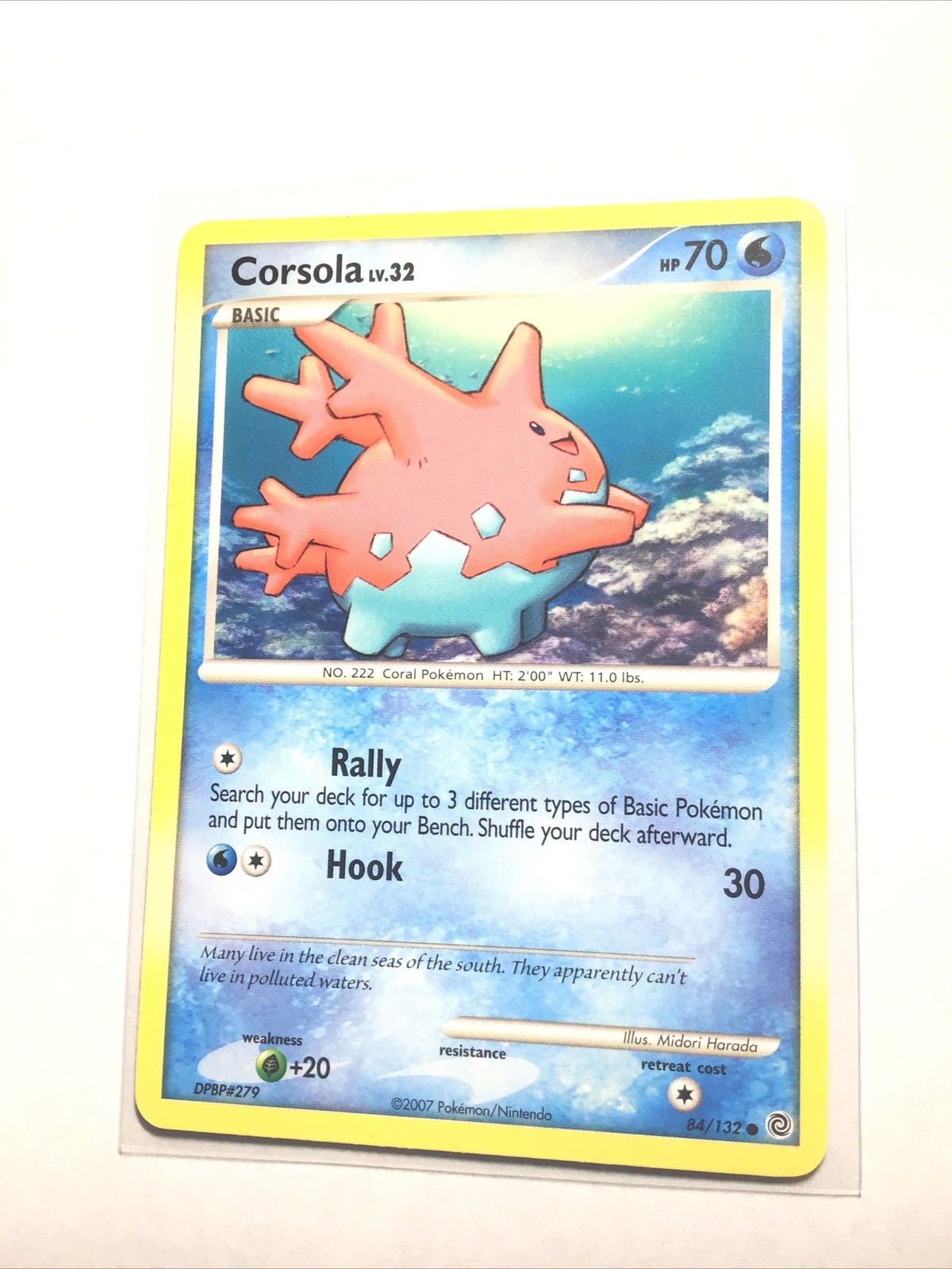 CORSOLA - 84/132 - Secret Wonders - Pokemon Card - LP