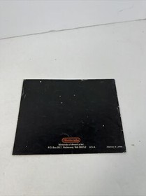 Gumshoe Nintendo NES Instruction Booklet Manual Only 5 Screw Black Box Series