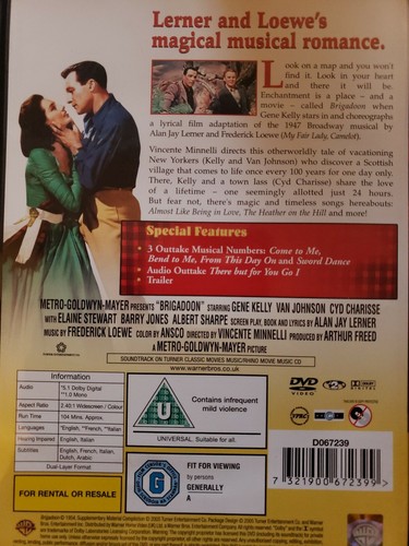 BRIGADOON (1954) DVD - Picture 2 of 2
